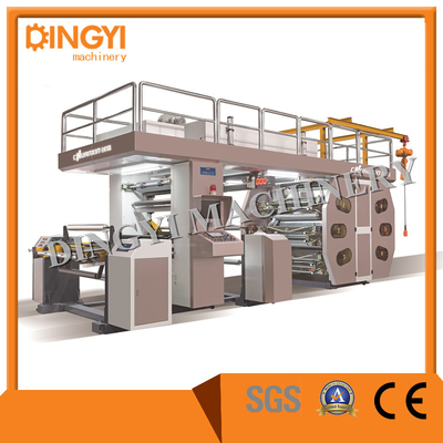 Цвета стога 6 PVC фольги 760MM печатная машина Ci Flexo УЛЬТРАФИОЛЕТОВОГО высокоскоростная