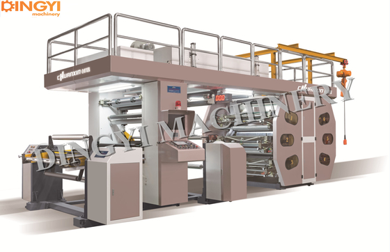 печатная машина Ci Flexo цветов полиэтиленовой пленки 6 ярлыка 150m минимальная